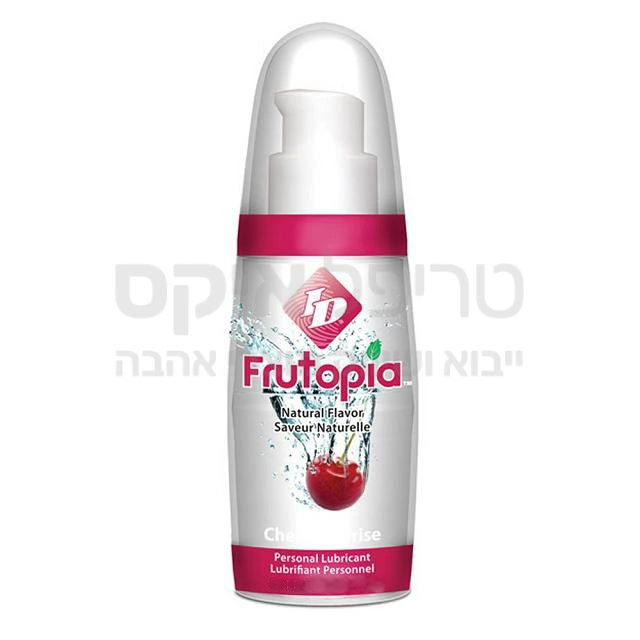 FRUITOPIA ג'ל מתלקק בטעמים על בסיס מים - אריזת ענק חסכונית! צבע שקוף, אינו דביק, אינו מכתים. מאושר משרד הבריאות הישראלי & האמריקאי. מומלץ לשימוש על ידי רופאים. בטוח לשימוש אינטימי, מתאים לשימוש עם קונדומים ומוצרי לטקס שונים. אריזת חיסכון, בעל לחצן משאבה-כל לחיצה מנה מדוייקת. מוצר מעולה מבית איי די לובריקנט - ארה"ב. מומלץ למין אוראלי בטעמים!